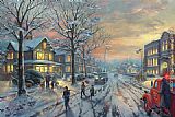 Thomas Kinkade A Christmas Story painting